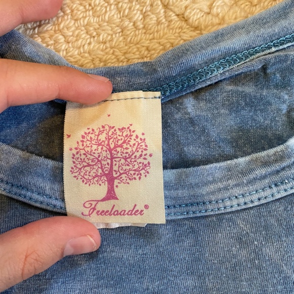 Freeloader Blue Jersey Tee - Picture 4 of 5